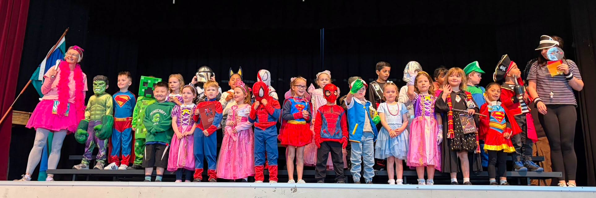 Prep students parading their Book Character costumes &copy; St Bernardine's School